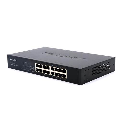 T-LINK12345全千兆SG2016D网络16汇聚工业监口控换机网线交分线P