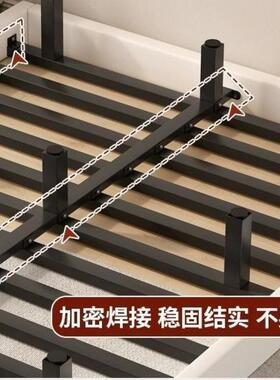 悬床卧室家用单无床头35414榻浮榻米床排骨架民宿酒店出租房架双