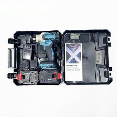 锂电击扳手无刷动扳手起子机LLV电便携大扭力式汽修风冲炮工厂