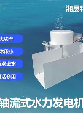 微型轴流16547式水力电机水涡式水力发发电低漩头永磁发电机低落