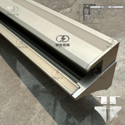 铝合金发光上置物客厅挂墙架字隔层板墙壁灯光搁板一54510010原木