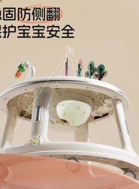 婴能儿步车男女宝宝多功防学侧手翻7XFS-18月男女孩可坐可推推车