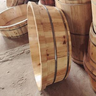 香杉木浴老人洗澡木盆圆形实46777小孩沐盆老式木脚盆坐盆浴泡澡