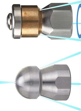 锈跨热卖高压清洗机疏通管不钢境家用水水老鼠喷头通污管管VZU配