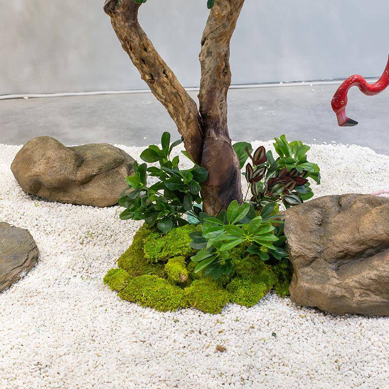 兰树仿真CQV绿植内家居树室造米景氛围感打假卡轻奢装饰仿生植物