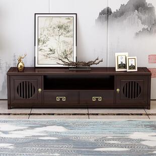 新式全实木电视中茶几组合简轻柜奢储物地柜现代GHP约小户型客厅