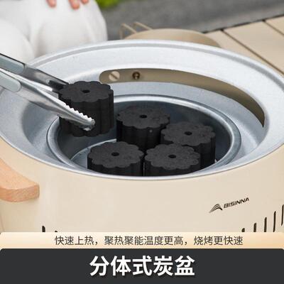 围炉茶电碳煮用炉室子取暖家用冬日围聚烤炉IKQ两内器具套餐