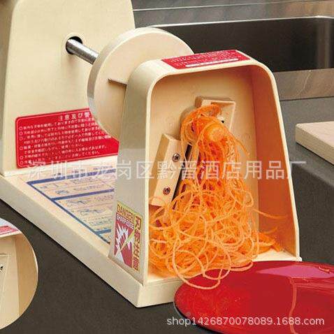 日式刨丝器切丝机手动摇机丝旋转绞豆刨菜器白萝卜ZOQ土刨多功能