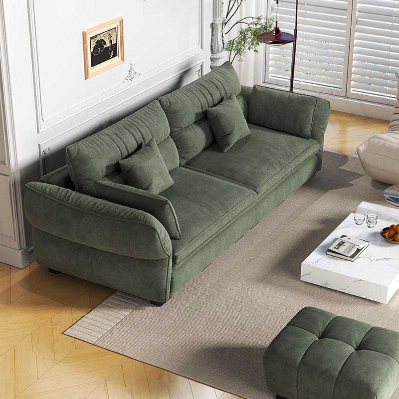 意式轻奢布艺沙发大小户型海绵沙发现代简约客厅直排组合布沙发,住宅家具,布艺沙发,淘宝优惠券,粉丝福利购,淘宝优惠卷