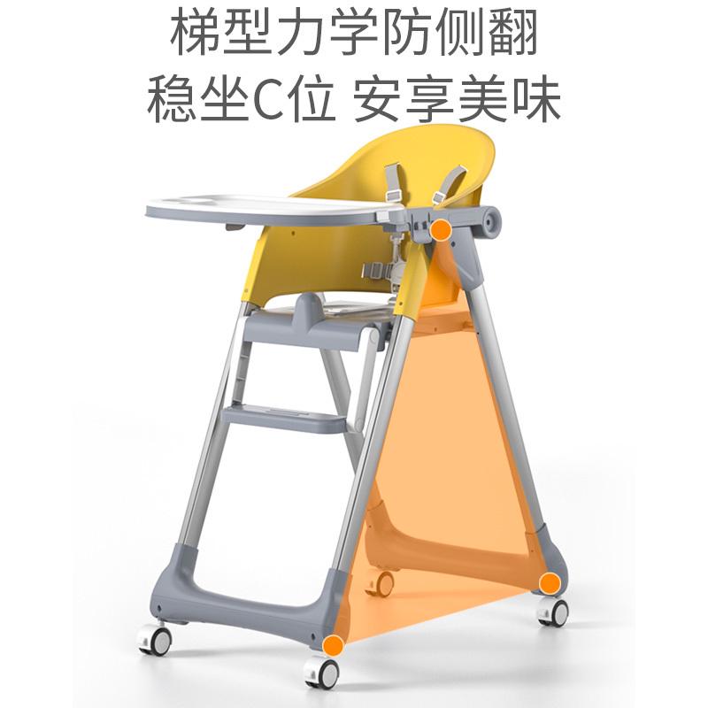 宝宝餐椅吃饭多功能可折叠儿童餐桌椅专用婴儿椅子家用便携式座椅