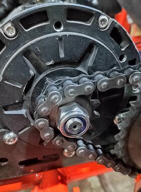 全顺中置电机改装链条全顺小齿轮4000W428齿轮3000传动2000链条