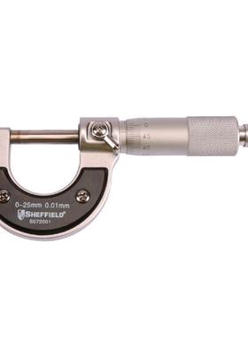 钢盾工具 外径千分尺0-25mm 25-50mm螺旋测微仪S072001 S072002