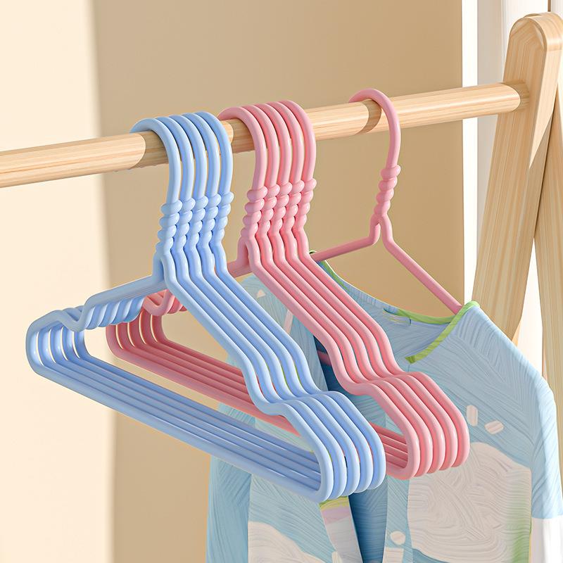 10个装衣架防滑铁丝儿童衣架婴儿晾衣架小学生宿舍晒衣架衣撑子批