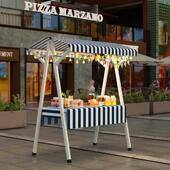 厂直铁销网家红户外移动可摺集市夜市展台艺叠花架地摊促销 台摊位