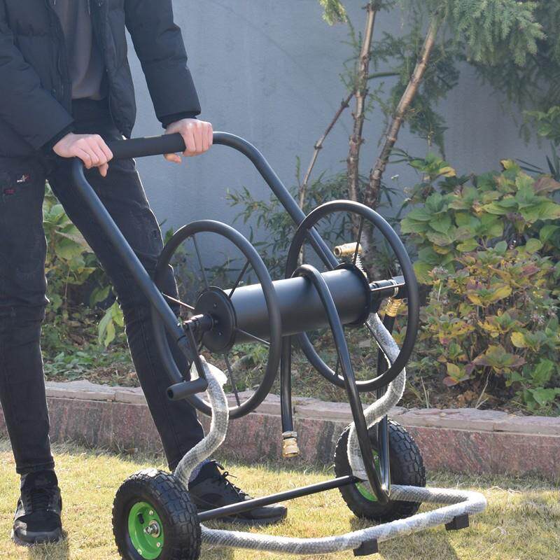 金属水管纳推卷架 XD_vRPwJ1收00米洗车浇车花浇水家用软管喷头高
