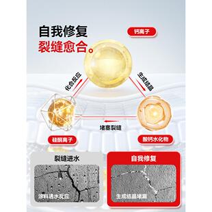 泥基渗透结晶型ALLGLL防水内涂料墙地下室水屋背水面水池防潮顶补