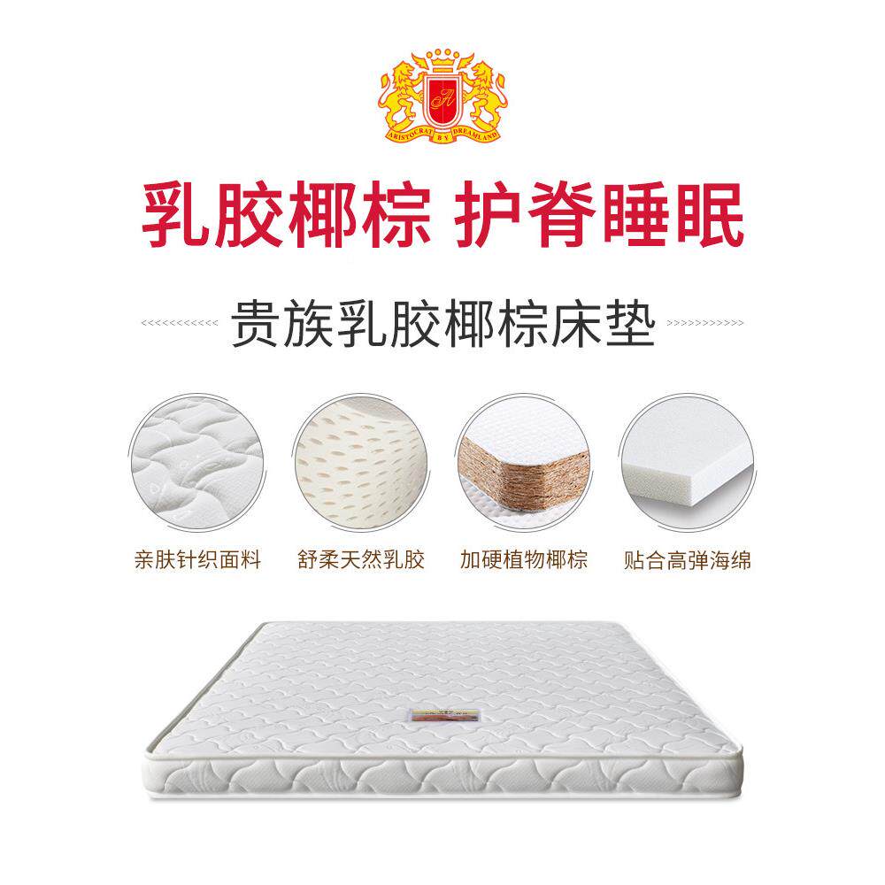 床垫棕垫天然椰棕椰床垫硬棕587垫乳胶1m.81.5米定制榈儿童折叠