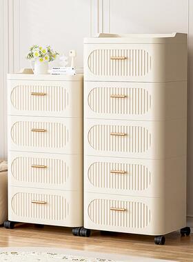 斗轻奢抽屉式家收纳柜零客厅五柜卧室UNM床头置物柜可移动用食储