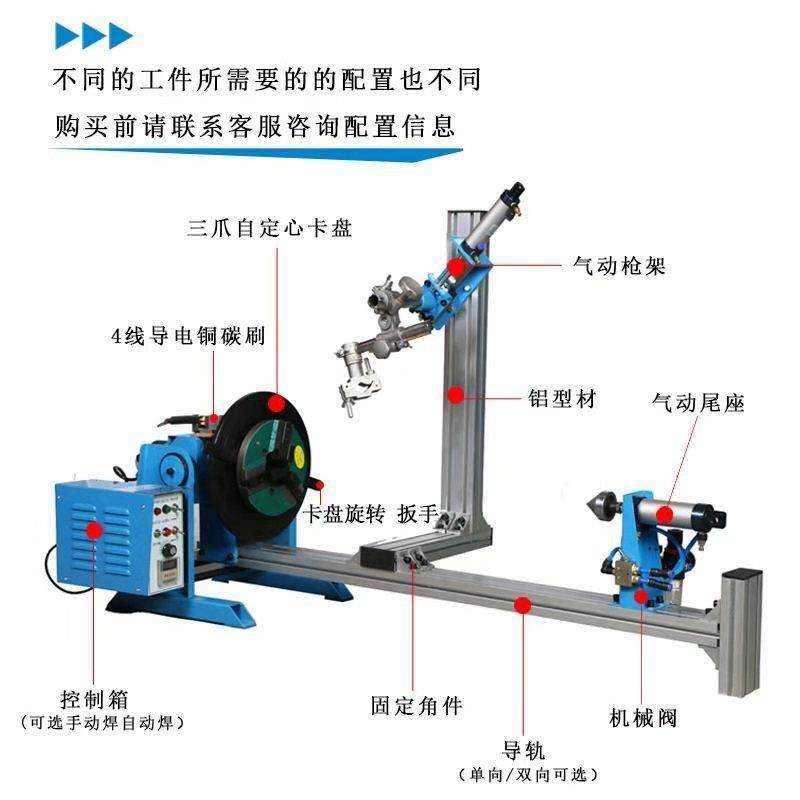 动30公斤变位转机自动旋工作型台38243法兰管环缝自焊接变位小焊