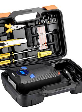 车充气泵可打携式30985小轿车汽车用气泵载小电动轮胎加打气筒大