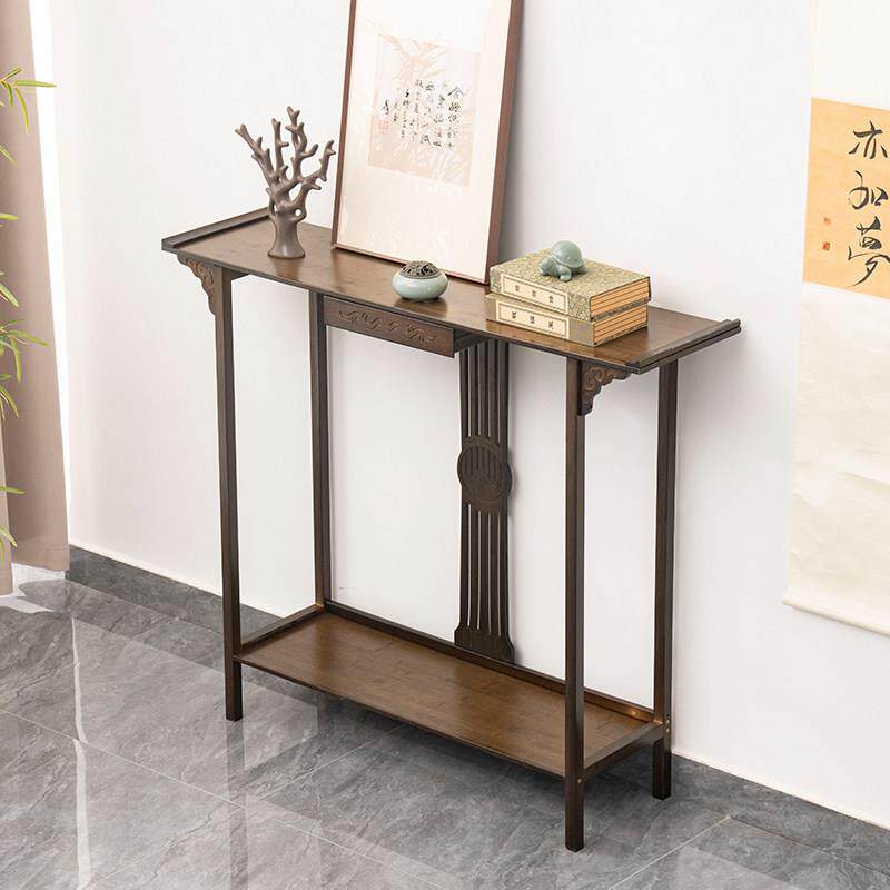 中式新玄条关现代简约客台厅案端景台玄关柜禅意门厅玄关供桌558