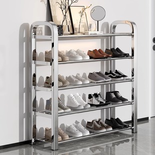 速发不锈钢鞋架房门口多层鞋柜小舍宿型置纳架家用室内简易收物架