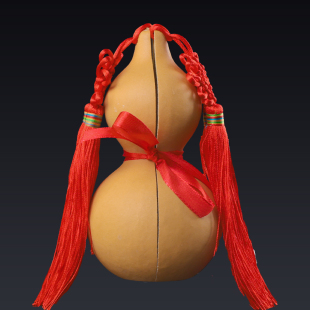 速发合卺葫芦酒杯中式婚礼交杯酒道具中国结酒庆用品装婚真葫芦瓢