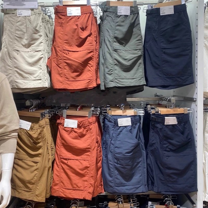 速发MIO/ 宽男尼闲休龙工装短裤中裤松运动裤五分裤46870