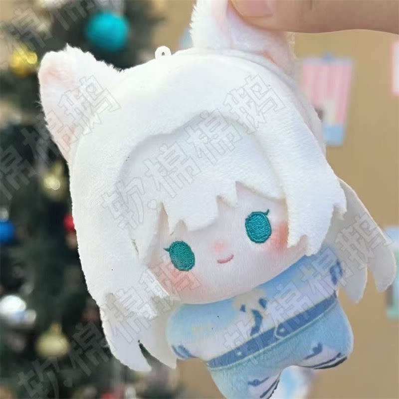 奇喵君故事猫白灵狐伊丝棉花娃娃