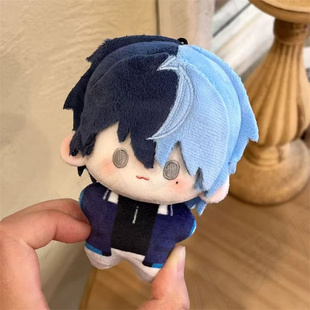 初音未来缤纷舞台青柳冬弥10cm棉花娃娃可爱毛绒玩偶公仔动漫周边