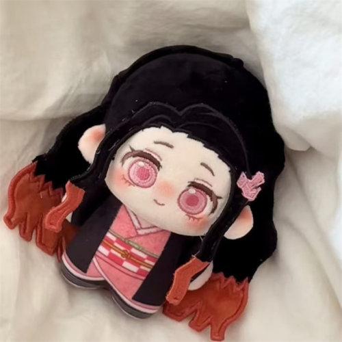 鬼灭之刃祢豆子属性10cm棉花娃娃