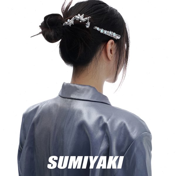 高档小众SU发饰AK发簪Y高级原创设计MI月光石 月蚀系列发箍感新中