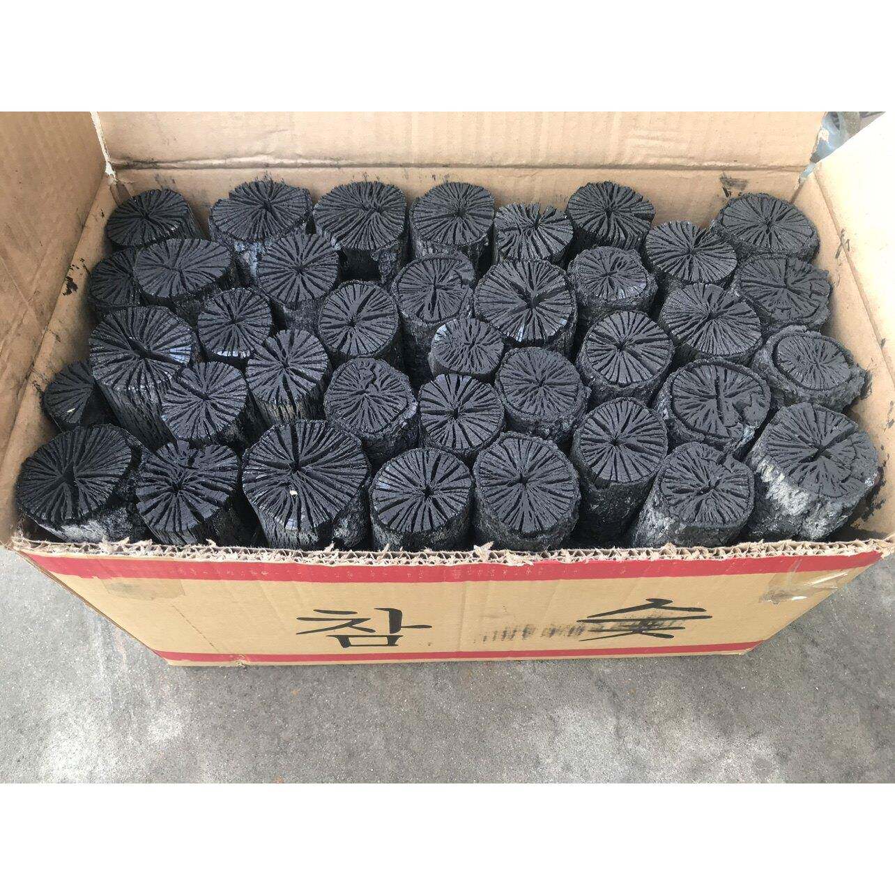 无烟高温烧烤炭原木炭菊花炭室内煮茶铜火锅取暖木碳包邮22斤左右