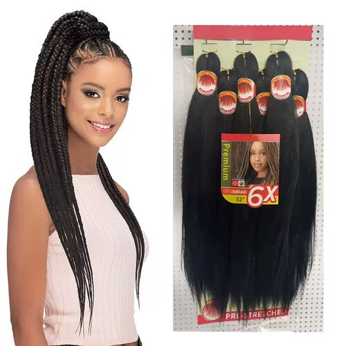 6X pre-stretched braiding hair 六件套EZ辫子预拉伸