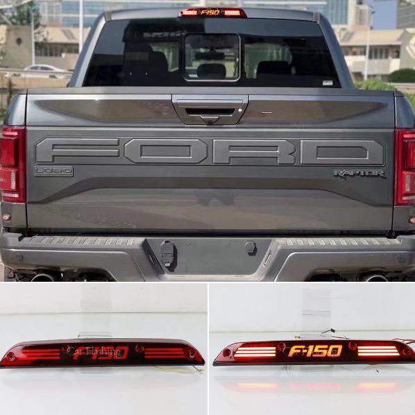 适用于福特15-22款f150高位刹车灯F150改装流光尾灯倒车灯LED转向