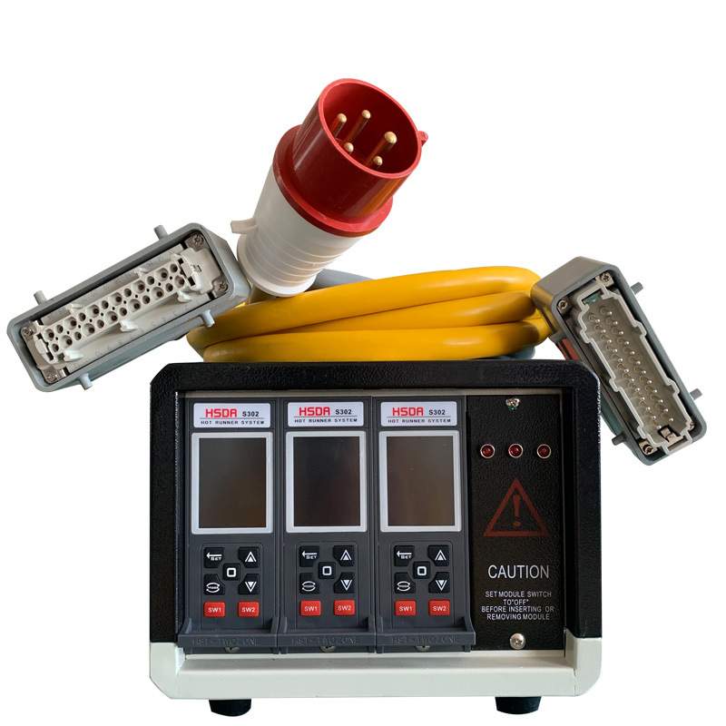 HSDR/TH2一卡双点温控箱注塑模具热流道双温控制温控数显精准