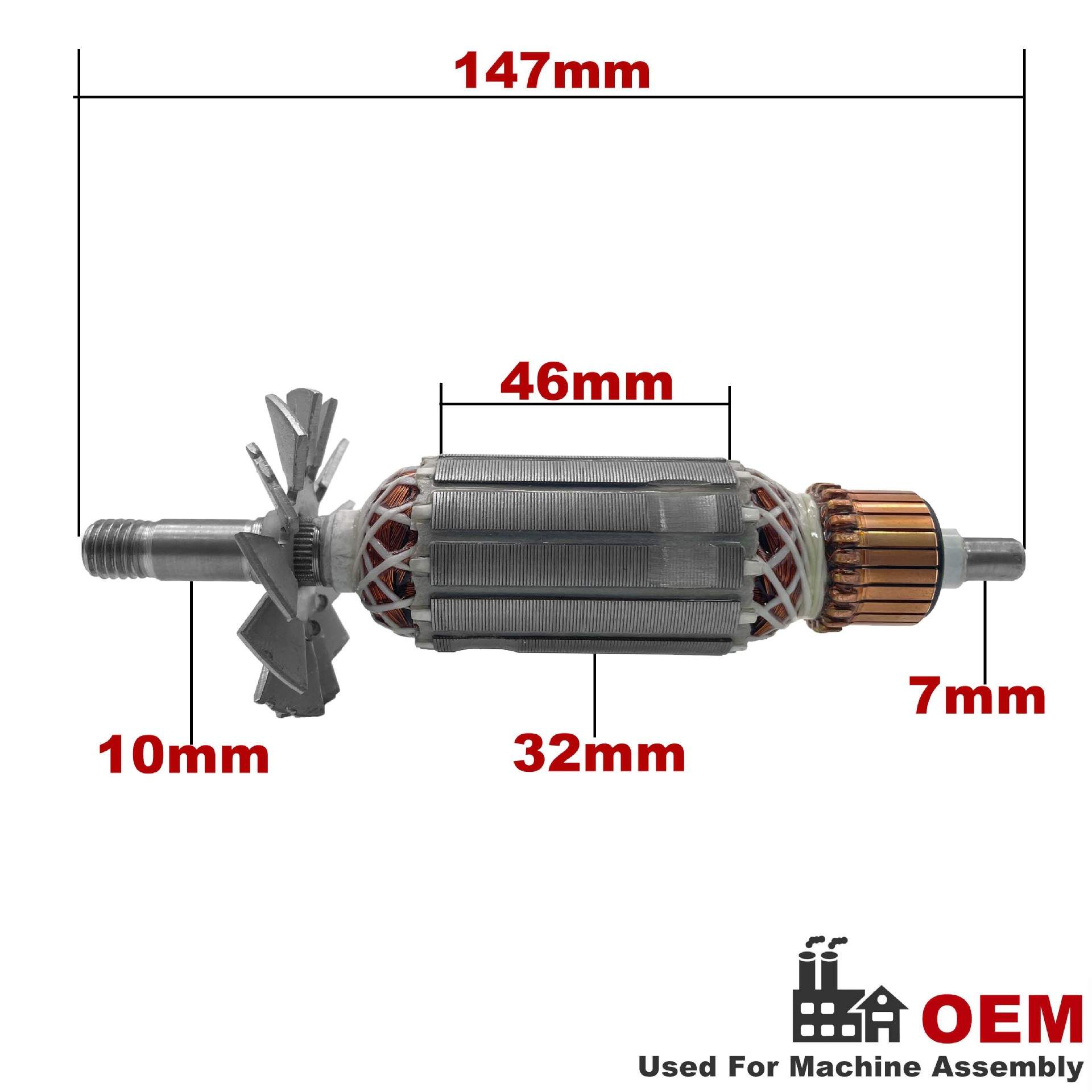适用于牧科电刨1900B 1923B N1923B N1900B MT190 Armature 转子