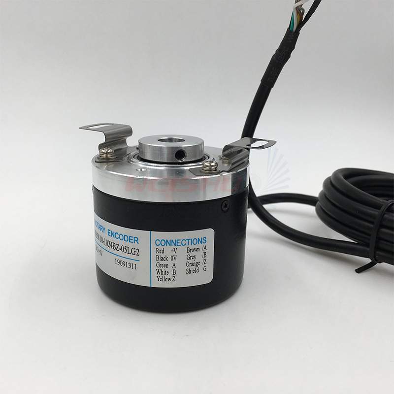 RJS空心1000增量1200光电5-30FG2旋转编码器HB5812-1024BZ-05LG2