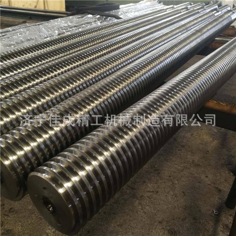 大型机床丝杆梯形方牙螺纹大导程大螺距传动升降丝杠Tr80T90T100
