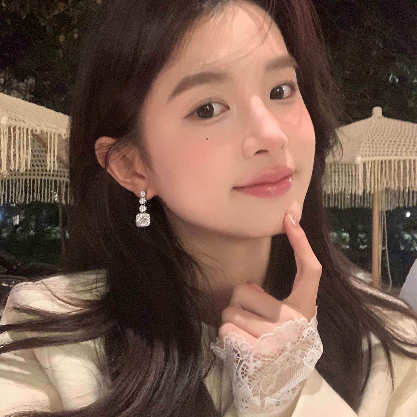 【我的脸很圆】赵露思同款满锆耳钉爆闪方糖设计轻奢耳环耳饰女生,饰品/流行首饰/时尚饰品新,耳环,淘宝优惠券,粉丝福利购,淘宝优惠卷