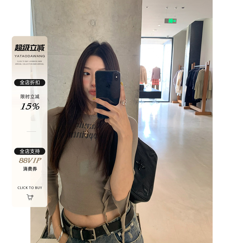 女装2024秋季新款修身显瘦T恤