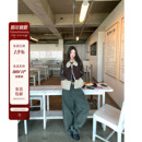 巧克力糕 20点 设计感拼接皮毛一体环葆皮草马甲 牙套大汪10