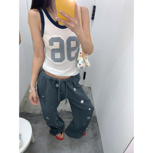 2026开春撞色无袖 时髦宝贝无法拒绝 小背心 爱可灵