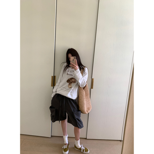 超级可爱小蘑菇印花宽松T恤 ins博主同款 蘑菇t