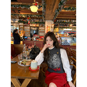 牙套大汪 秋冬猫猫提花针织马甲坎肩 豹豹猫猫