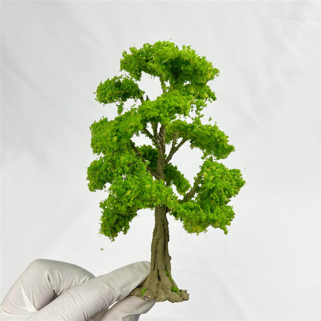 微缩仿真铁丝树建筑沙盘材料微景观树模型手办地台场景树干模型