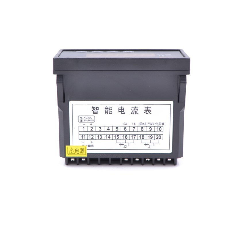 智能数显电流表交流直流字电压带上下限报警两路继电器变送404T-A