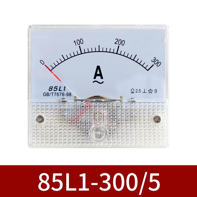 85L1-A指针式交流电流表电压表5A直通10A 20A 30A 50A交流250v