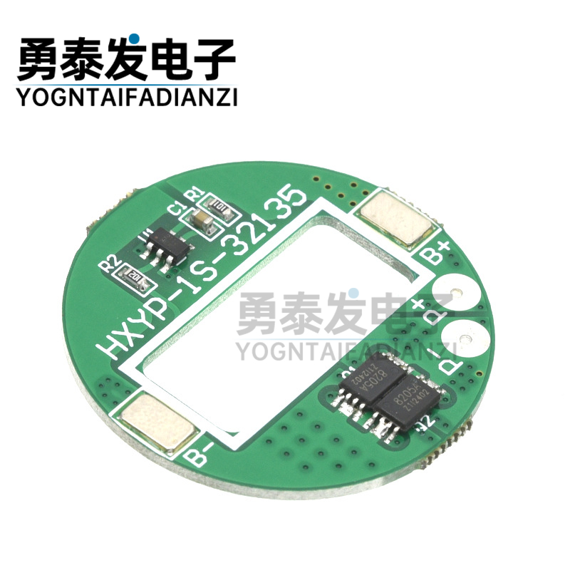 1S3.2V磷酸铁锂保护板单节1串3.2v锂电池保护防过充过放保护板12A