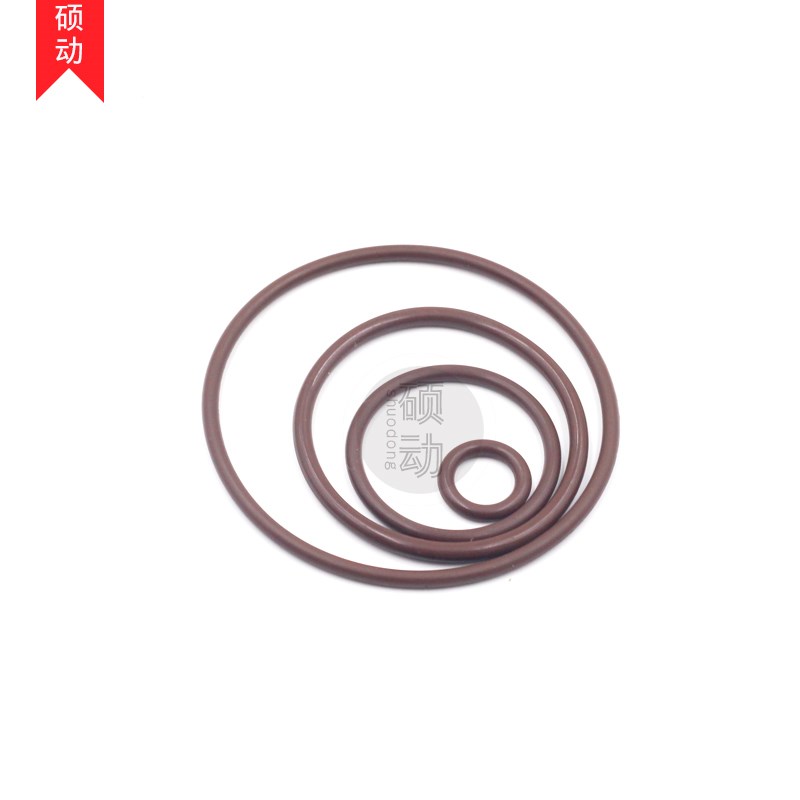 FPM棕色氟胶O型圈外径12/13/14/15/16/17/18/19/20/21/22/23/24*4